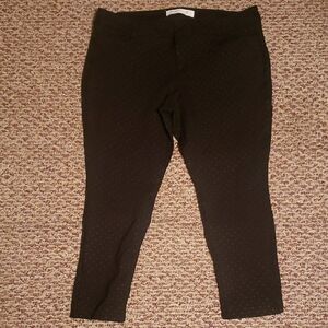 Old Navy Black Pixie Ankle Dot Pattern Pants